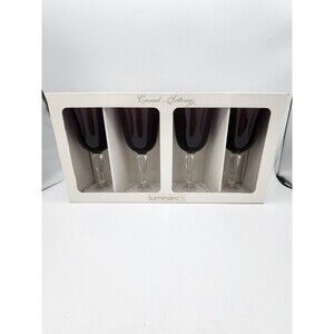 Luminarc Red Wine Glasses Goblets Casual Settings Set of 4 10.25 oz NIB USA